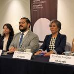 Equipo de abogados que acompañan a la abogada defensora de exfiscales exiliados y exmandataria de la extinta CICIG, Claudia González. Foto La Hora: Diego España