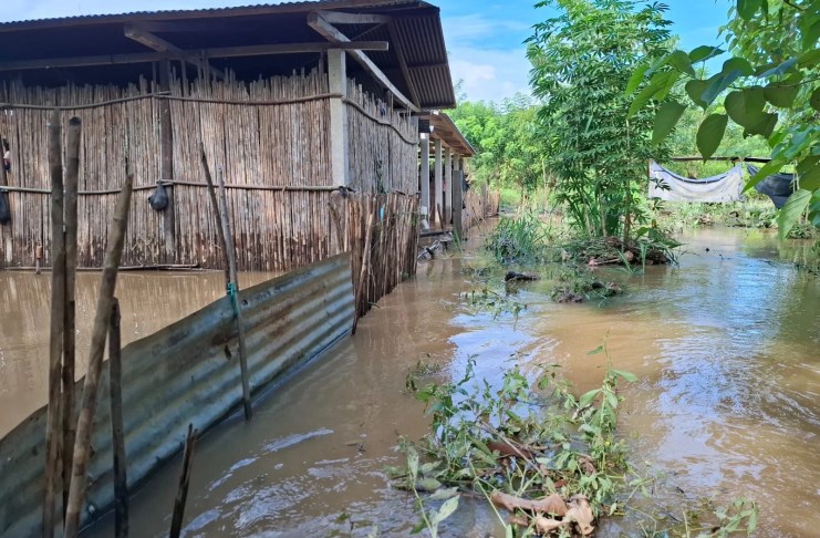 Las lluvias han provocado inundaciones y deslizamientos en distintos municipios de Alta Verapaz. Foto: Conred.