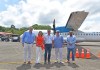 Con vuelo a Puerto Barrios, TAG aumenta apuesta a convertir a Izabal un hub del Caribe Ejecutivos de TAG inauguraron la semana pasada la ruta Guatemala-Puerto Barrios. Foto La Hora: Cortesía TAG.