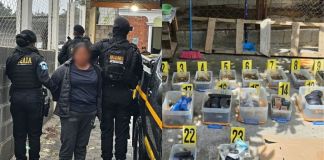 Ligan a proceso a mujer capturada con arsenal en Sacatepéquez y le otorgan fianza de Q30 mil Detenida con armas y municionees