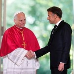 El Papa León XIV y Emmanuel Macrón en Francia