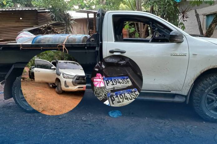 Enfrentamiento armado en Honduras entre ejército y grupo criminal en vehículo con placas de Guatemala