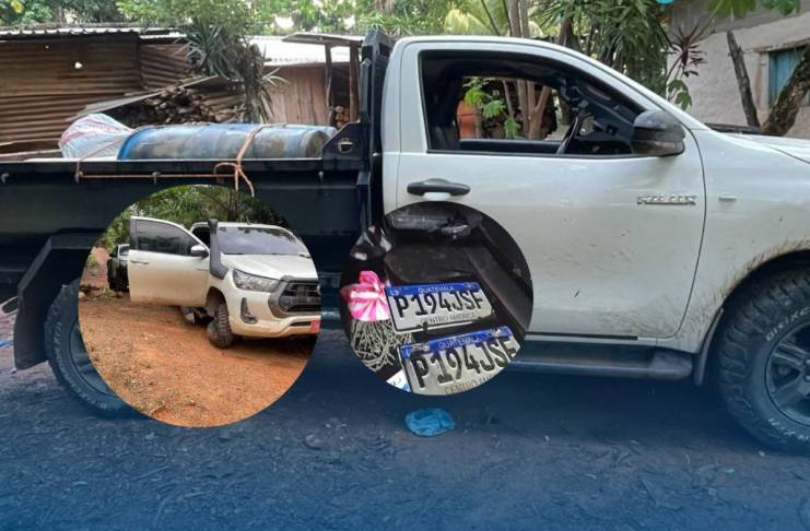 Ejército de Honduras se enfrenta a grupo criminal; abandonan vehículo con placas de Guatemala Enfrentamiento armado en Honduras entre ejército y grupo criminal en vehículo con placas de Guatemala