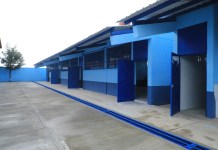 Escuela remozada por el Ministerio de Educación (Mineduc). Foto La Hora: AGN