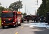 Bomberos Voluntarios confirmaron la muerte de tres personas tras un accidente múltiple en la ruta a Masagua, Escuintla.