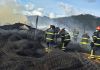 Incendio estructural registrado en la ruta interamericana. Foto La Hora: Conred