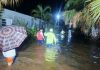 Inundación registrada por las fuertes lluvias en el territorio nacional. Foto La Hora: Conred