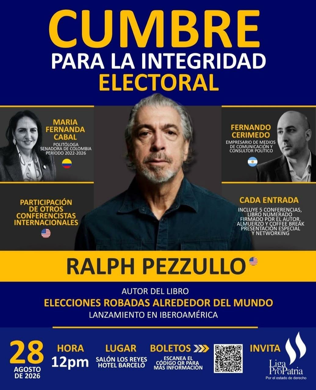 Actividad de Liga Pro Patria en la cual estaba invitado Fernando Cerimedo. Foto La Hora: Liga Pro Patria FB