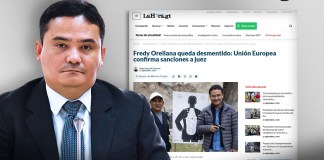 Fredy Orellana insiste que ya no está sancionado. Arte La Hora: Alejandro Ramírez.