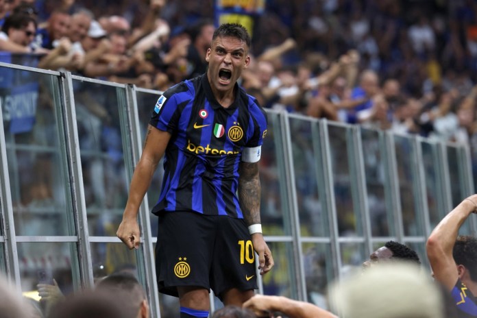 Inter de Milán venció 3-2 al Nápoles en San Siro, con un gol de Lautaro Martínez. Foto La Hora: EFE