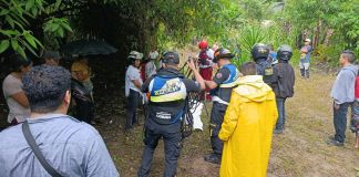 Niñas caen al río Cahabón en Cobán; una es trasladada al hospital y otra fallece Localización de menores de edad que habrían caído al río Cahabón. Foto La Hora: Bomberos Voluntarios