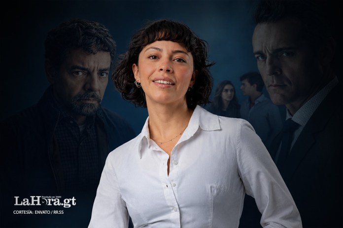 La actriz guatemalteca Lourdez Chávez que forma parte de una nueva serie con Eugenio Derbez y Pedro Alonso. Diseño La Hora: Daniel López