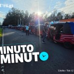 Manifestación de transportistas este martes 1 de septiembre. Diseño La Hora: Francisco Altán