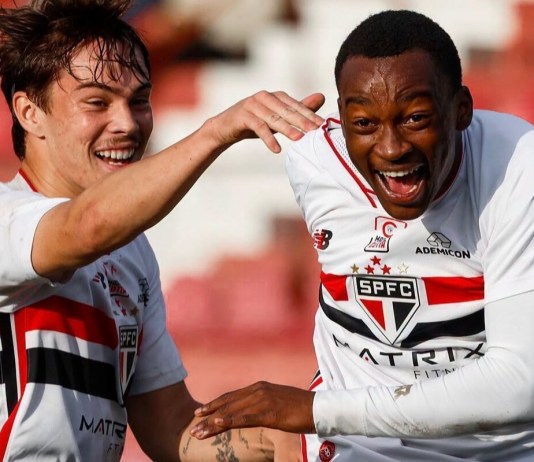 El guatemalteco Marvin Ávila Jr. marcó su primer gol en Brasil en la victoria del São Paulo Sub-20 frente a União São João.
