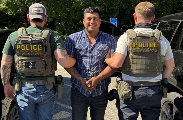 Máximo García López, fue arrestado por agentes de ICE de Boston por estar involucrado en un accidente de tránsito que dejó a un menor de edad herido. Foto: ICE Boston