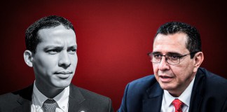 De Miguel Martínez la mayoría de denuncias son por lavado de dinero, afirma Fiscal General En la foto la pareja del expresidente Giammattei, Miguel Martínez