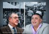 Vecinos y asistentes expresan su rechazo a Mynor Morales y Bernardo Arévalo en distintos escenarios. Arte La Hora. Jesús Ríos.