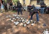 Autoridades retiraron cámaras ilícitas. Foto La Hora: PNC