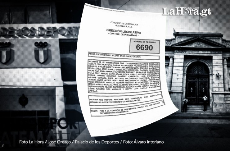 Iniciativa de ley que propone intervenir el deporte federado. Diseño La Hora: Francisco Altán