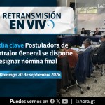 Comisión de Postulación designa la nómina final de candidatos a Contralor. Foto La Hora