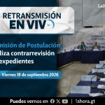 Comisión de Postulación para Contraloría General de Cuentas. Arte La Hora: Alejandro Ramírez.