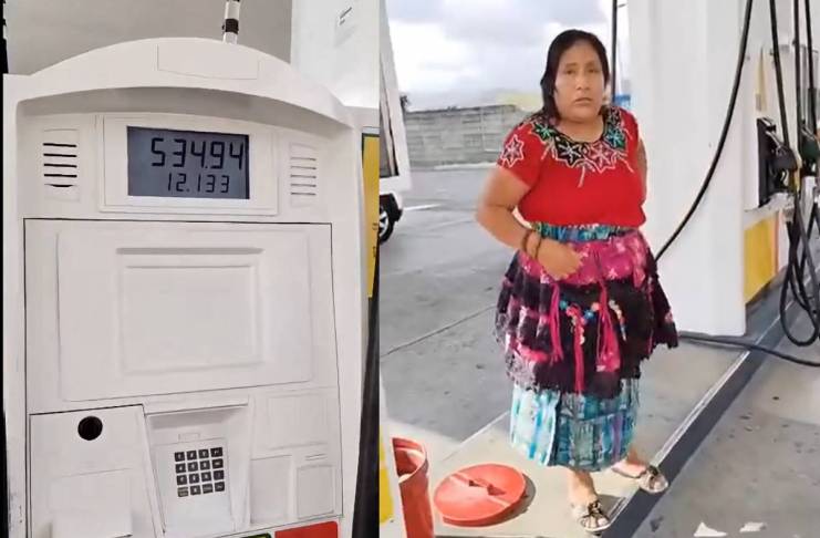 Quisieron huir sin pagar más de Q500 en gasolina, pero les retienen a una de las tripulantes