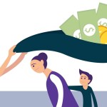 Las remesas siguen siendo un pilar de la economía, pero ese sustento se debilita cada vez más. Arte La Hora: Shutterstock