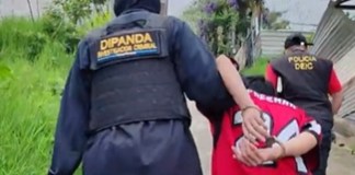 Alias “El Smurf”, señalado como presunto integrante del Barrio 18, fue capturado en Santa Catarina Pinula.