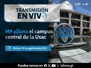 En vivo: MP allana las instalaciones del campus central de la Usac
