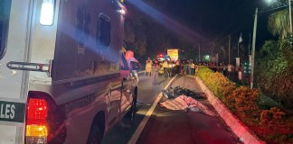 Dos menores murieron tras un accidente en Suchitepéquez mientras participaban en el recorrido de una antorcha. Foto La Hora: Bomberos Municipales Departamentales