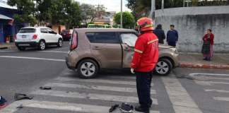 Accidente en colonia Carabanchel deja una persona fallecida y complica el tránsito en zona 11