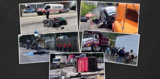 Un tramo de 15 kilómetros concentra el caos por accidentes de tránsito en la ruta al Atlántico Entre los kilómetros 4 y 19 de la ruta al Atlántico han ocurrido 68 accidentes en lo que va del año, varios protagonizados por el transporte pesado.
