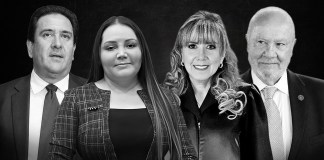 Molina Barreto, Ochoa y Rivera libran en definitiva a Gustavo Alejos del caso Red de Poder, Corrupción y Lavado de Dinero Los magistrados Roberto Molina Barreto, Julia Rivera y Dina Ochoa votaron a favor de cerrar un caso contra Gustavo Alejos. Foto La Hora