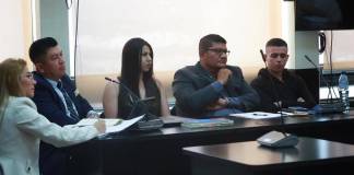 El Juzgado de Mayor Riesgo D aplazó la audiencia de ofrecimiento de preuba en el caso de "La Barbie Del Sur" derivado que defensa no tenía preparados sus elementos. Foto La Hora: Daniel Ramírez