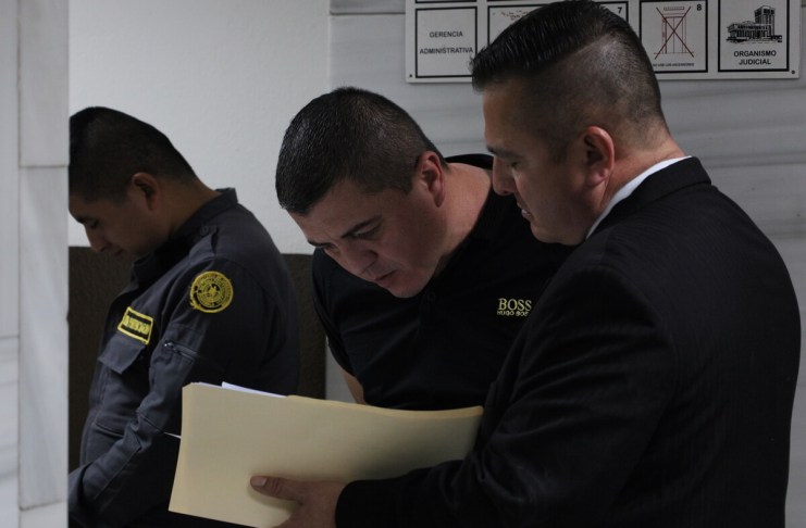 El Tribunal Noveno de Sentencia Penal suspendió el inicio del juicio por caso "El Gringo" por existir un amparo pendiente de resolver. Foto La Hora: Daniel Ramírez
