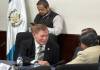 El presidente del Congreso, Luis Contreras, espera realizar la elección de contralor antes del 12 de octubre. Foto: La Hora / Roberto Cordón