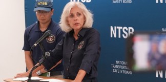 La presidenta de la Junta Nacional de Transporte, Jennifer Homendy, afirmó que el avión de carga de Amazon que se estrelló al aterrizar en el Aeropuerto Internacional de Miami colisionó con dos vehículos al salirse de la pista, Foto La Hora: EFE