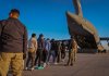 Un grupo de migrantes latinoamericanos deportados por Estados Unidos fue trasladado a Liberia, entre ellos un ciudadano guatemalteco. Foto La Hora: Archivo @PressSec