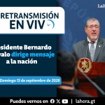 El presidente Bernardo Arévalo dirige mensaje a la nación.