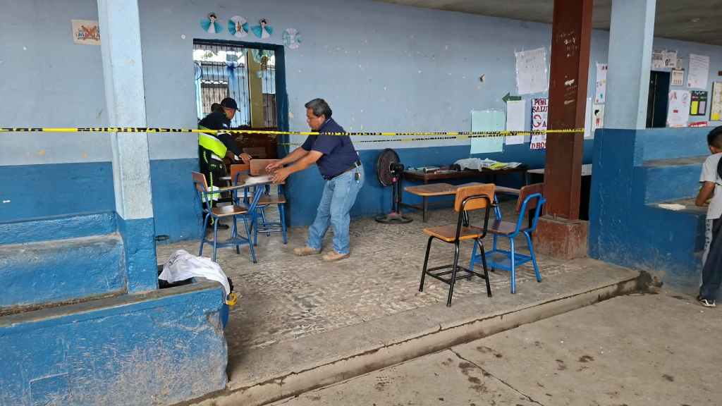 Escuela afectada