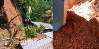 Diez viviendas resultaron con daños moderados tras una emergencia registrada en el barrio San José, aldea Telemán, Panzós, Alta Verapaz.