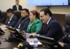 Gobernación aboga por ley para bloqueadores de señal en cárceles ante incremento de costos de equipos El ministro de Gobernación, Marco Antonio Villeda, y la viceministra de Tecnología, Karen Ortiz, en una citación en el Congreso. Foto: Ministerio de Goberación.
