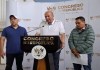 Integrantes de la bancada legislativa VOS presenta un amparo en contra de autoridades del Ministerio de Finanzas por cambios en Guatecompras. Foto: Cortesía