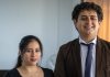 El Tribunal Noveno de Sentencia Penal Suspendio el inicio del juicio contra los estudiantes Heizel Morales y Sergio Morataya derivado de un amparo pendiente de resolver. Foto La Hora: Roberto Cordón