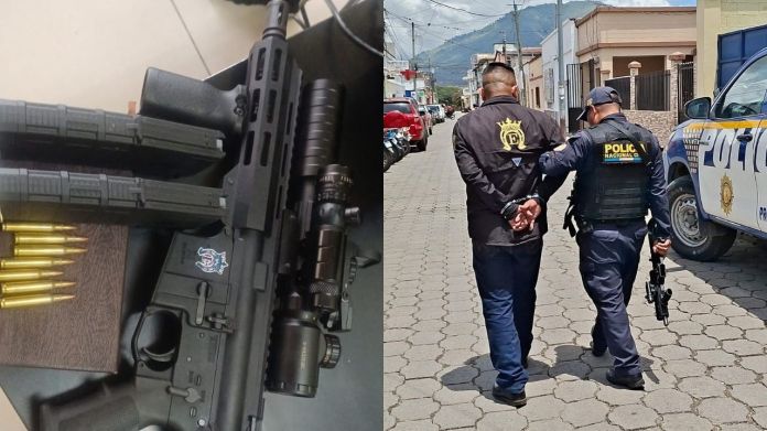Captura de Francisco "N" en Jalapa por portación ostentosa de arma de fuego.