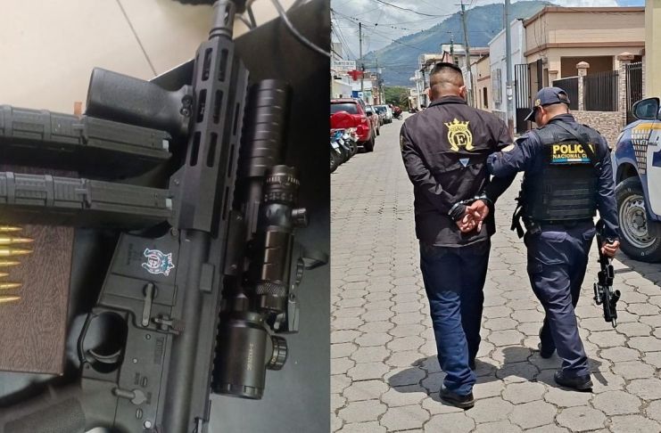 Captura de Francisco "N" en Jalapa por portación ostentosa de arma de fuego.