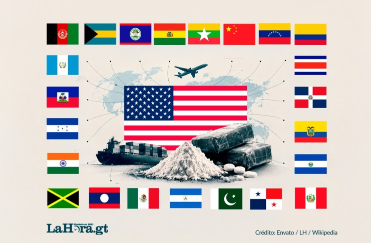 Guatemala fue incluida por Estados Unidos entre los países considerados territorios de tránsito o producción de drogas. Foto: La Hora