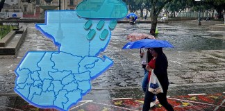 El Insivumeh prevé los mayores acumulados de lluvia en la Bocacosta, Occidente, Valles de Oriente y Altiplano Central, con riesgo de crecidas repentinas y lahares.
