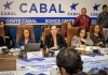 Ante sequía, MAGA y Economía explican disponibilidad de contingente de maíz blanco y otros granos básicos La ministra de Agricultura, María Fernanda Rivera, informa los objetivos de los contingentes de granos básicos. Foto: La Hora / Roberto Cordón
