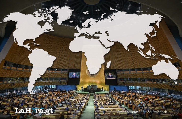 Naciones Unidas votan para adaptar el mapa del mundo con el fin de mostrar las proporciones correctas de los continentes del Sur Global. Imagen La Hora: Alejandro Ramírez.